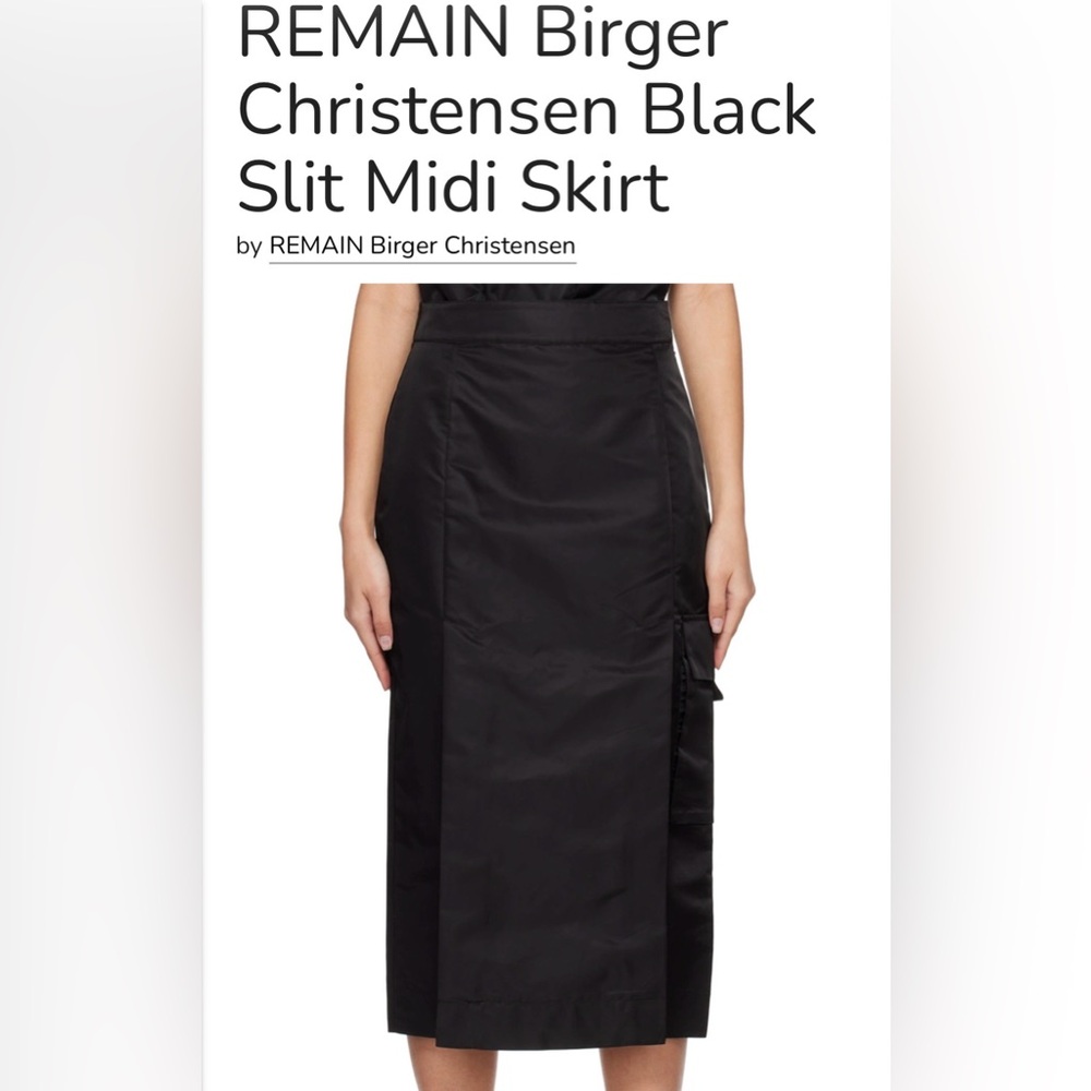 NWT REMAIN Birger Christensen Midi Skirt